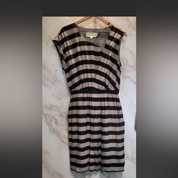 Anthropologie Dresses Leifsdottir Asymmetric Silk Dress - Picture 1 of 6